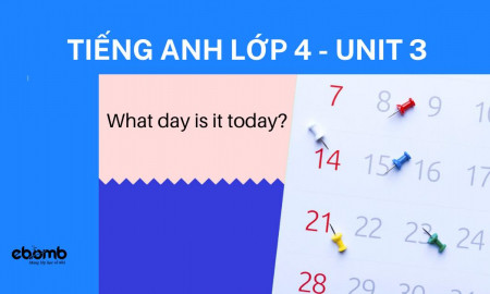 Tiếng Anh lớp 4 Unit 3: WHAT DAY IS IT TODAY?