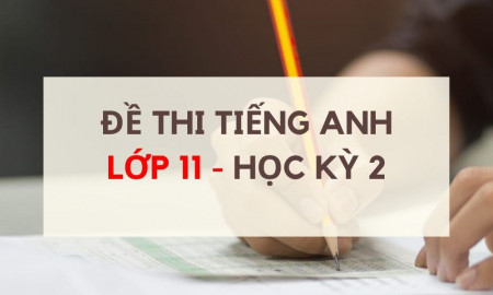 5 ĐỀ THI TIẾNG ANH LỚP 11 HỌC KÌ 2 (có đáp án)