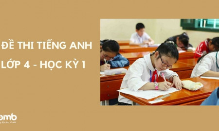 Tổng hợp các dạng đề thi tiếng anh lớp 4 học kỳ 1 (có đáp án)