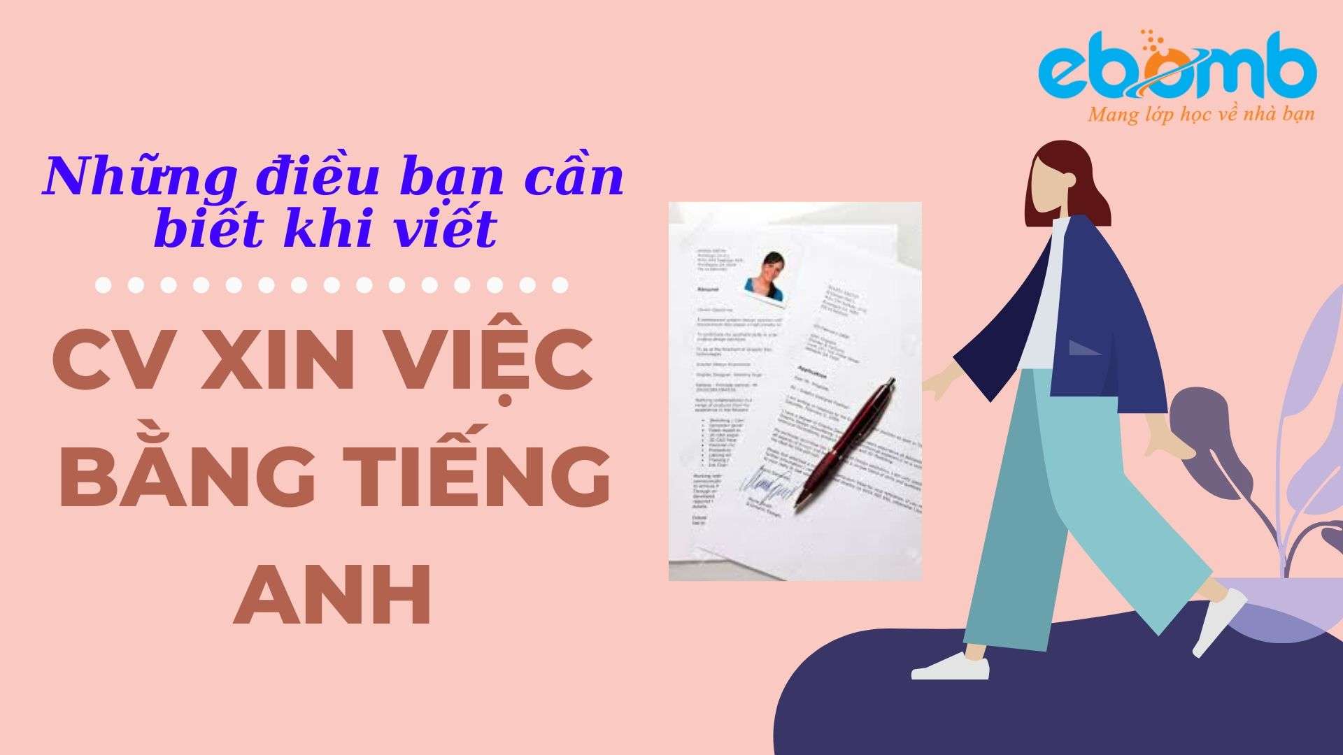 CV xin việc bằng tiếng Anh