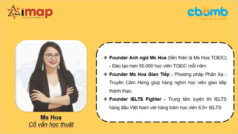 Cố vấn đào tạo tại Ebomb